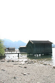 Bootshütten am Seeufer (Foto: Marikka-Laila Maisel)